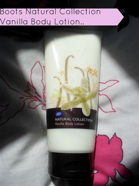 vanilla body lotion boots